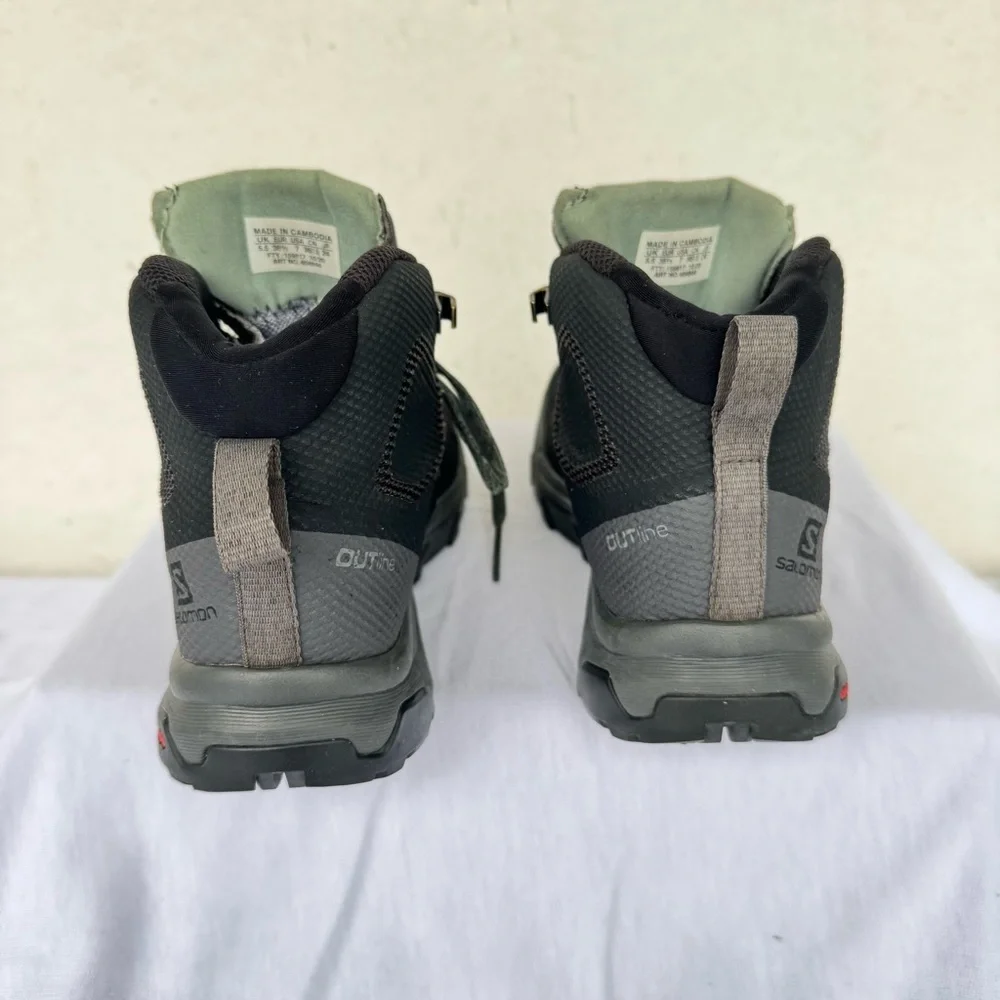 SALOMON OUTline Mid GTX Hiking Boots - Women's Sz 7 - Picture 5 of 11